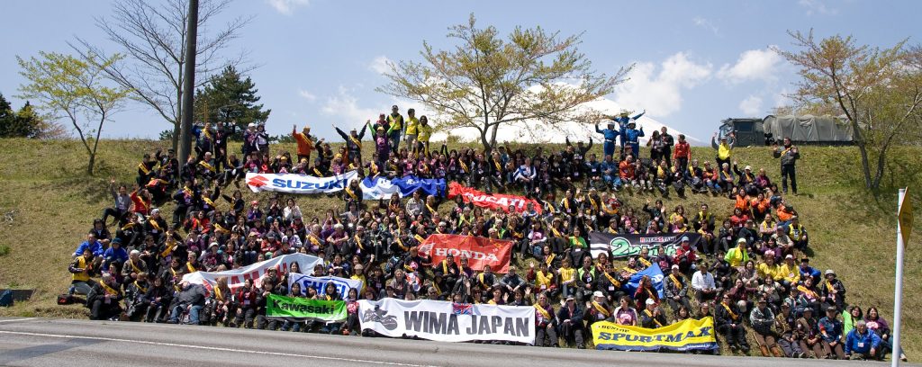 Rally group photo at the military base