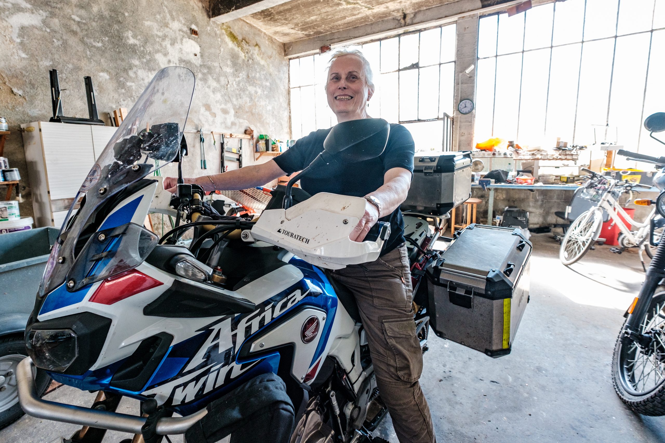 This woman from Creuse chairs the largest international association of women motorcyclists.
